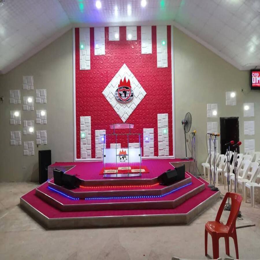 Altar Re-Construction for Living faith church, Ujemen Location: Edo state