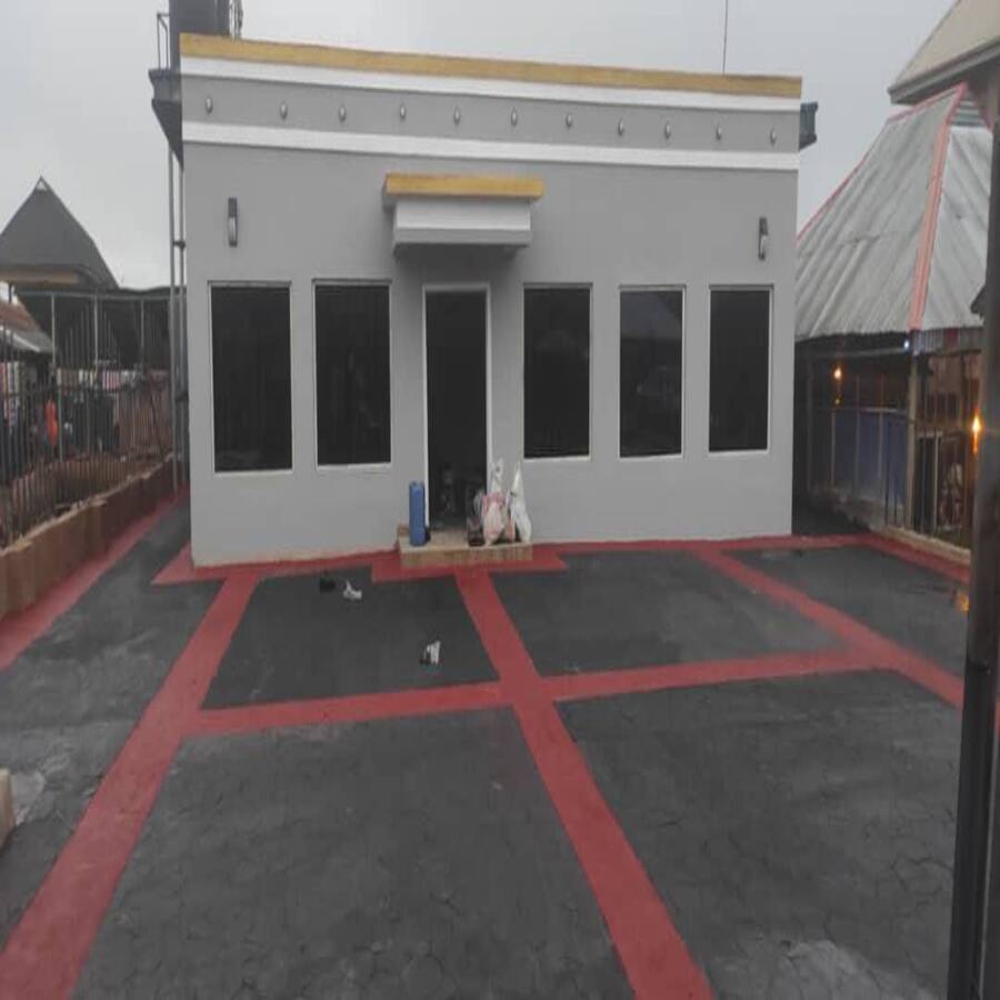 Construction of a Laundry and salon building Location: Ekpoma, Edo state, Nigeria